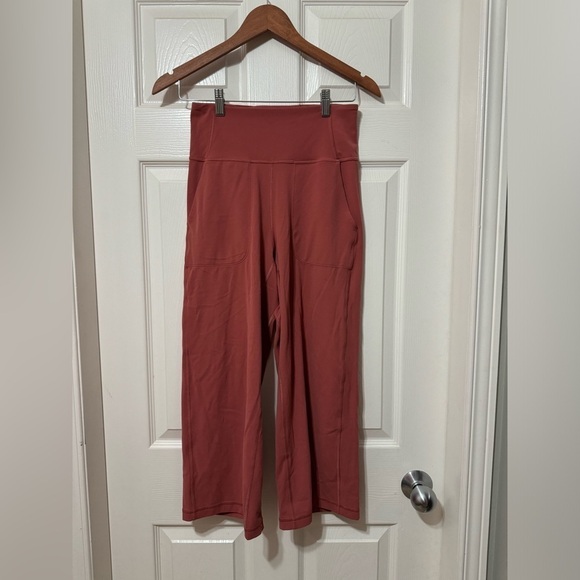 lululemon athletica Pants - Lululemon align wide leg crop size 6 euc